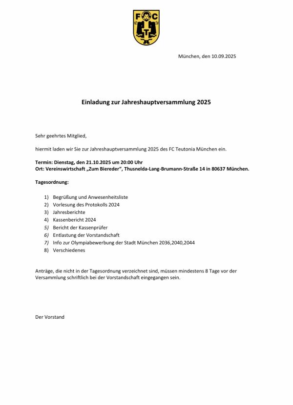 JHV 2025
